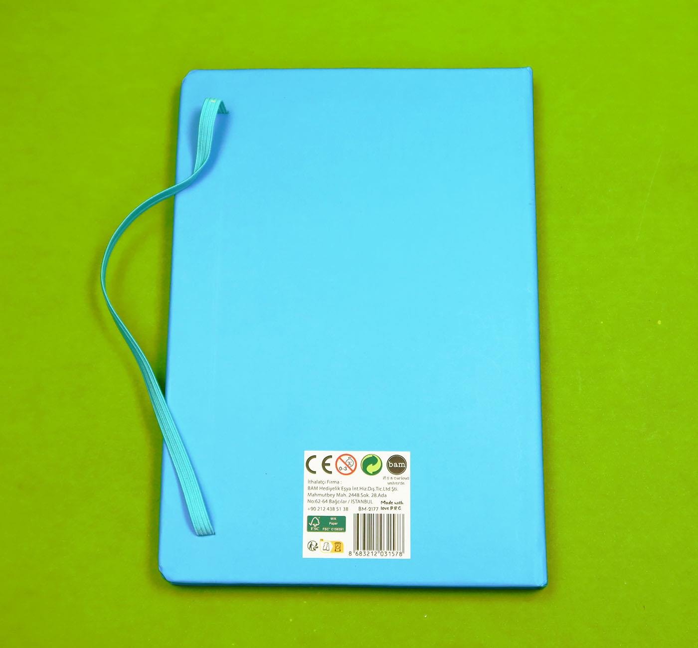 Bam 2177 Kelebek Tasarımlı Hologram Kapaklı Defter x 16