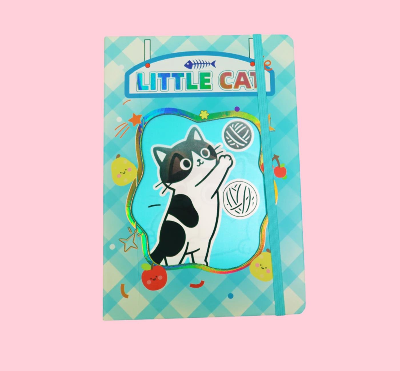 Bam 2178 Kedi Tasarımlı Hologram Kapaklı Defter x16