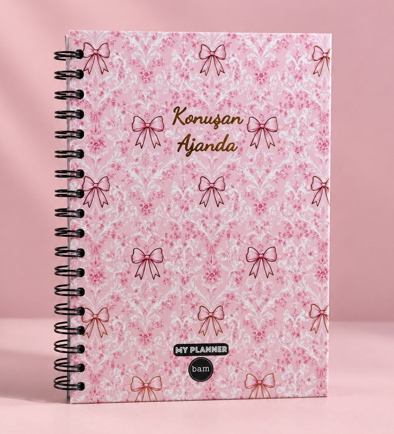 BM-1321-11 Gold Kurdele Konuşan Ajanda
