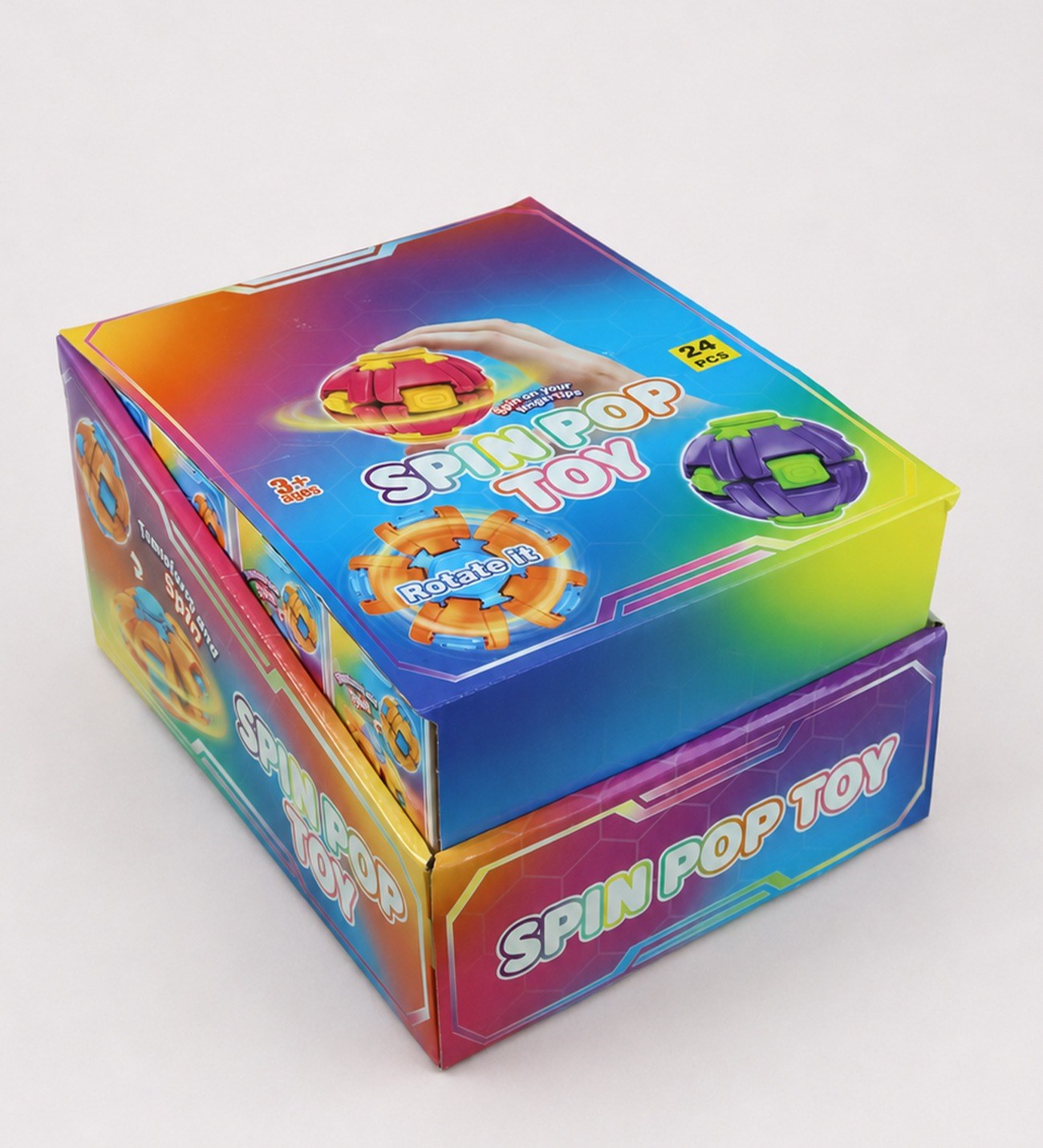 BM-2012 Pop Spin Dönen Aktivite Topu x 24