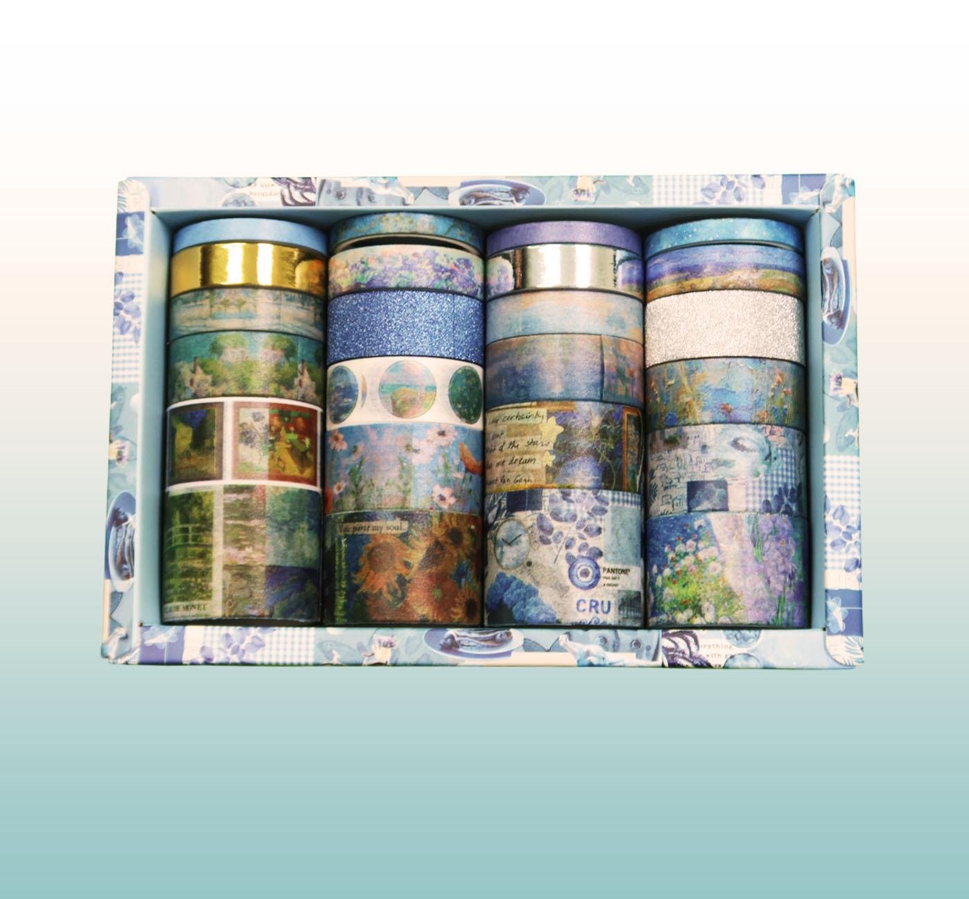 BM-2116 24'lü Yaldızlı Desenli Kağıt Bant x8