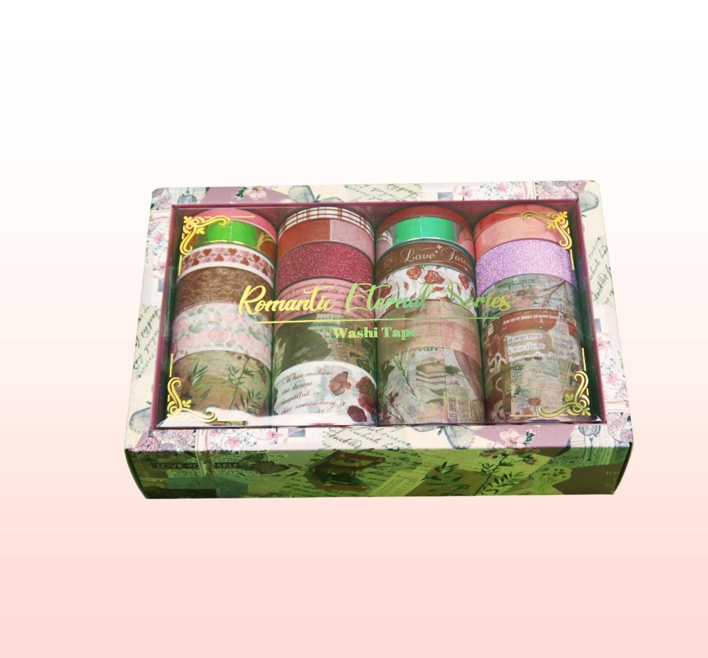 BM-2116 24'lü Yaldızlı Desenli Kağıt Bant x8