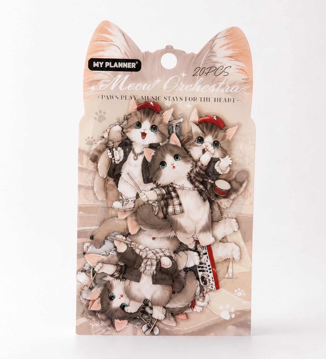 BM-2585 Kedi Sticker 20 Sayfa x 24