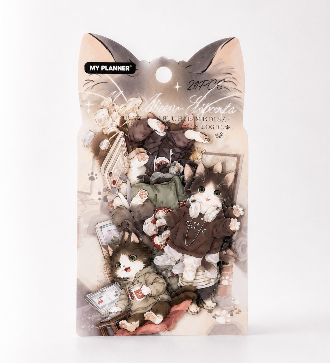 BM-2585 Kedi Sticker 20 Sayfa x 24