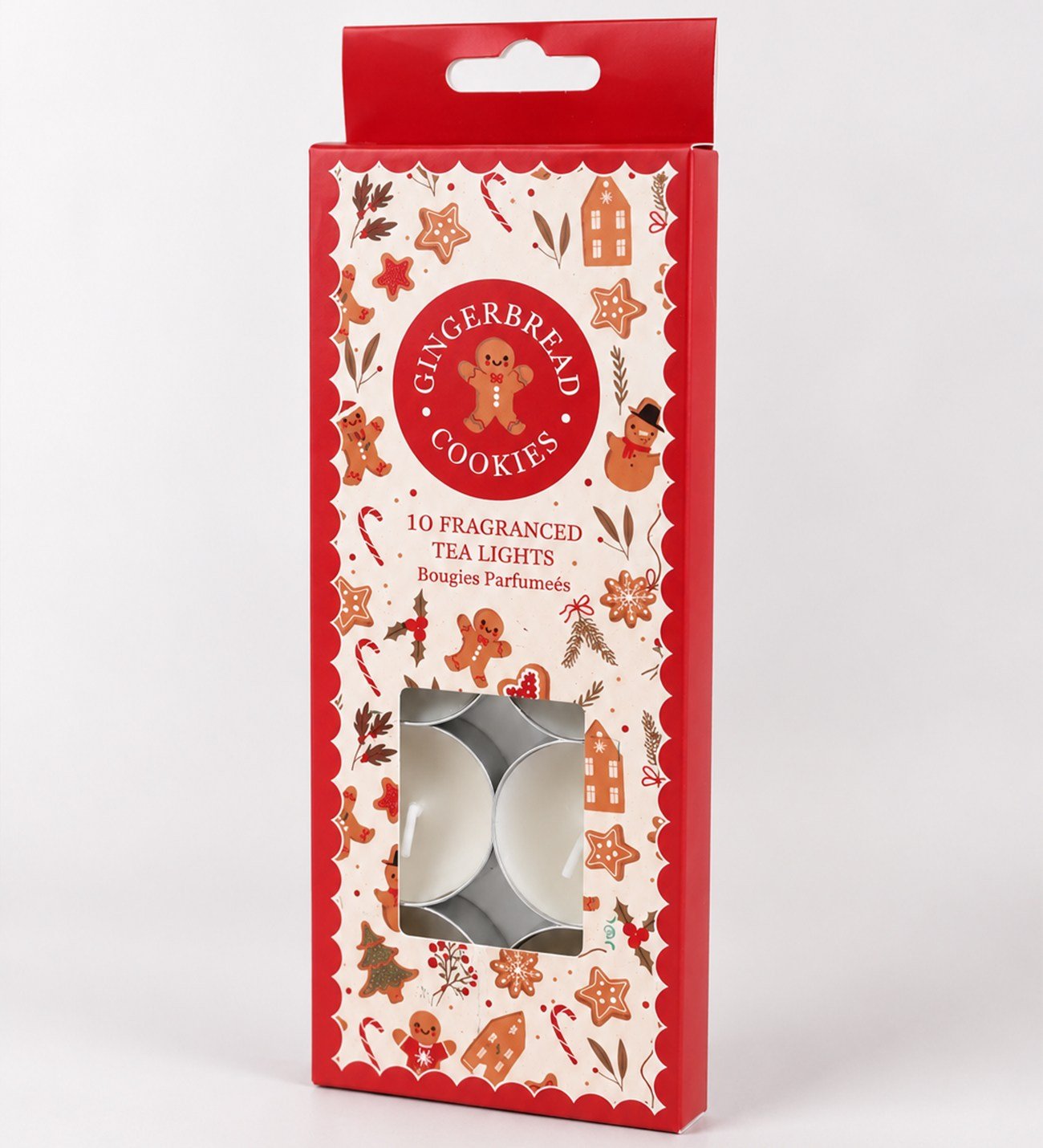 BM-2634-35 10lu Kokulu Yılbaşı ve Botanik Tealight Mum Seti x 12