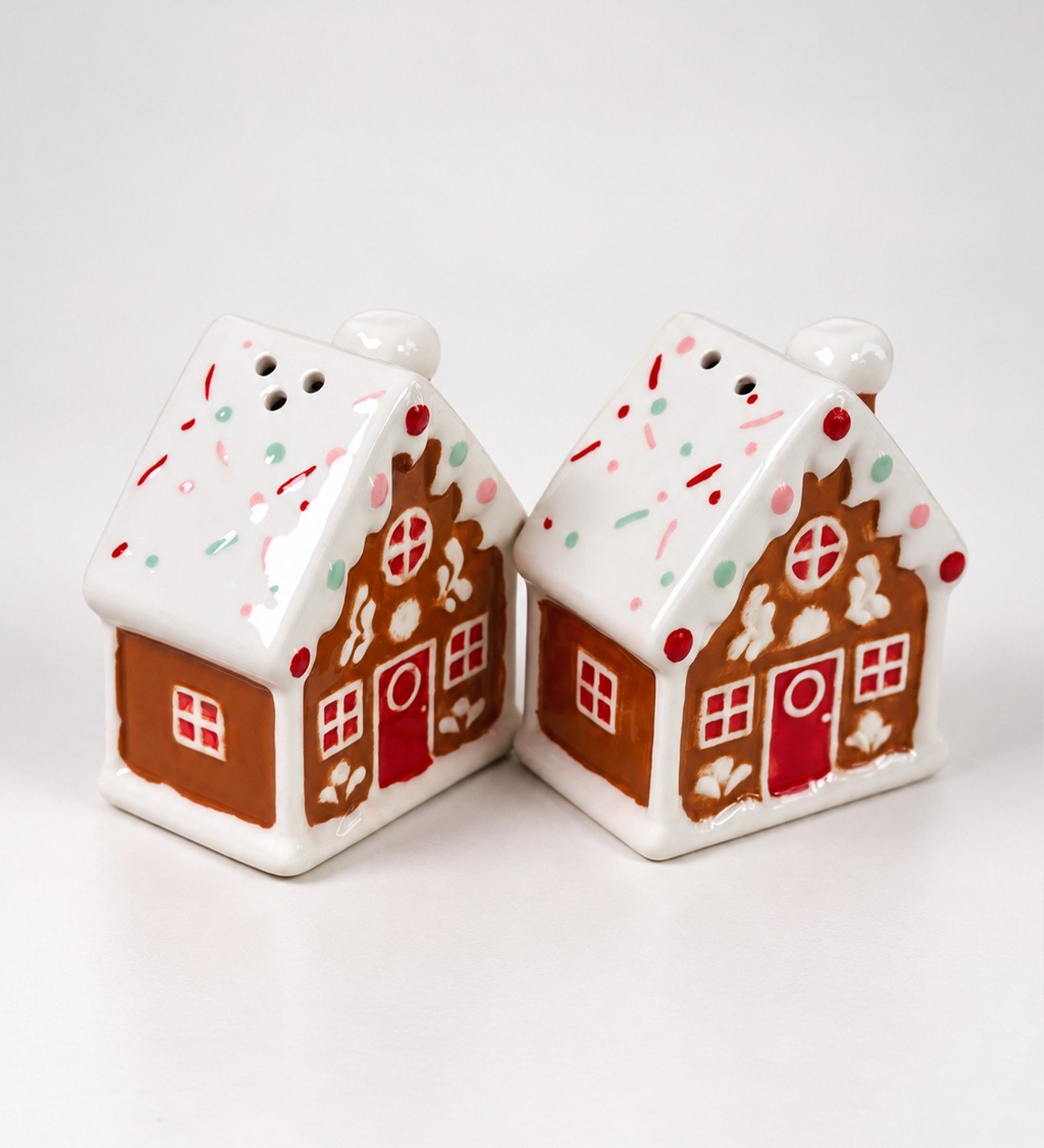 BM-2689 Yılbaşı Kurabiye Tuzluk Biberlik Set 9 x 5 cm