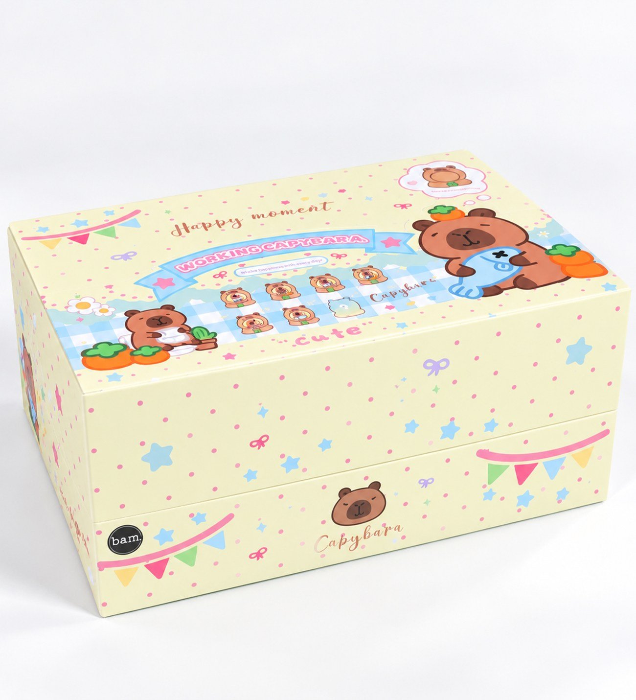BM-2720 Capybara Midi Boy Peluşlu Işıklı Kar Küresi x 6