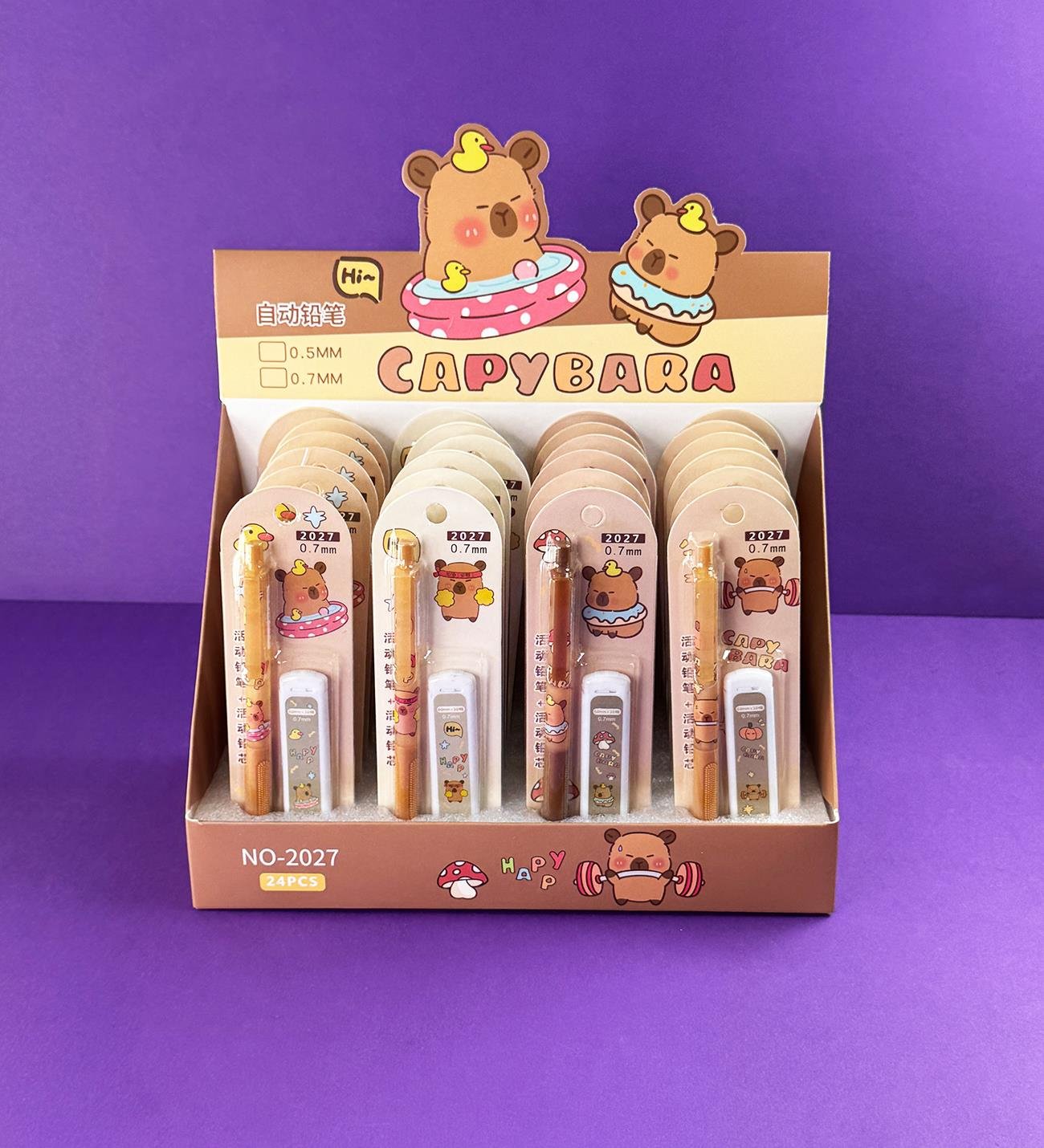 Capybara 0.7 Uçlu Kalem x24