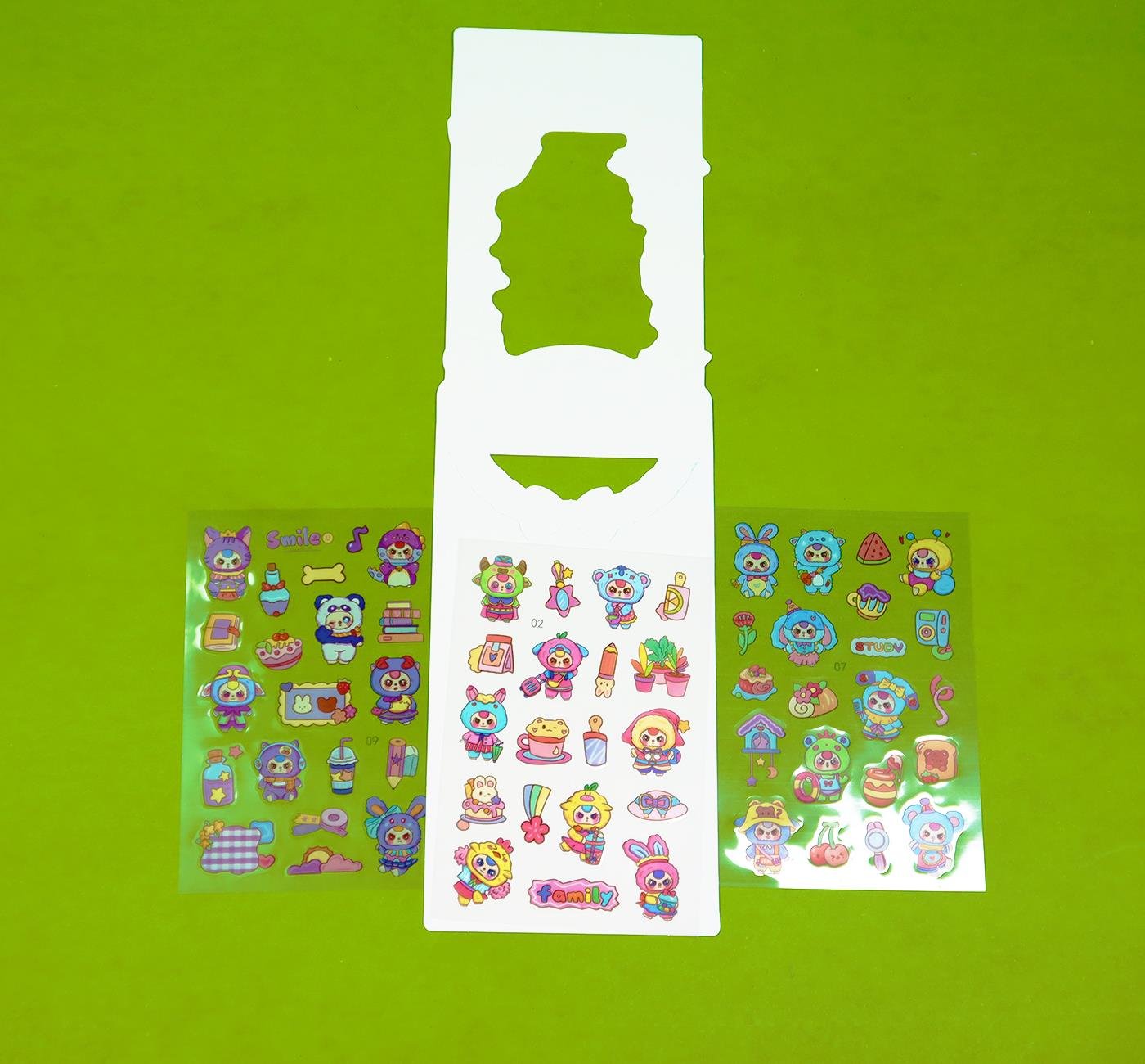 Capybara 3 Adet Şeffaf Sticker x40