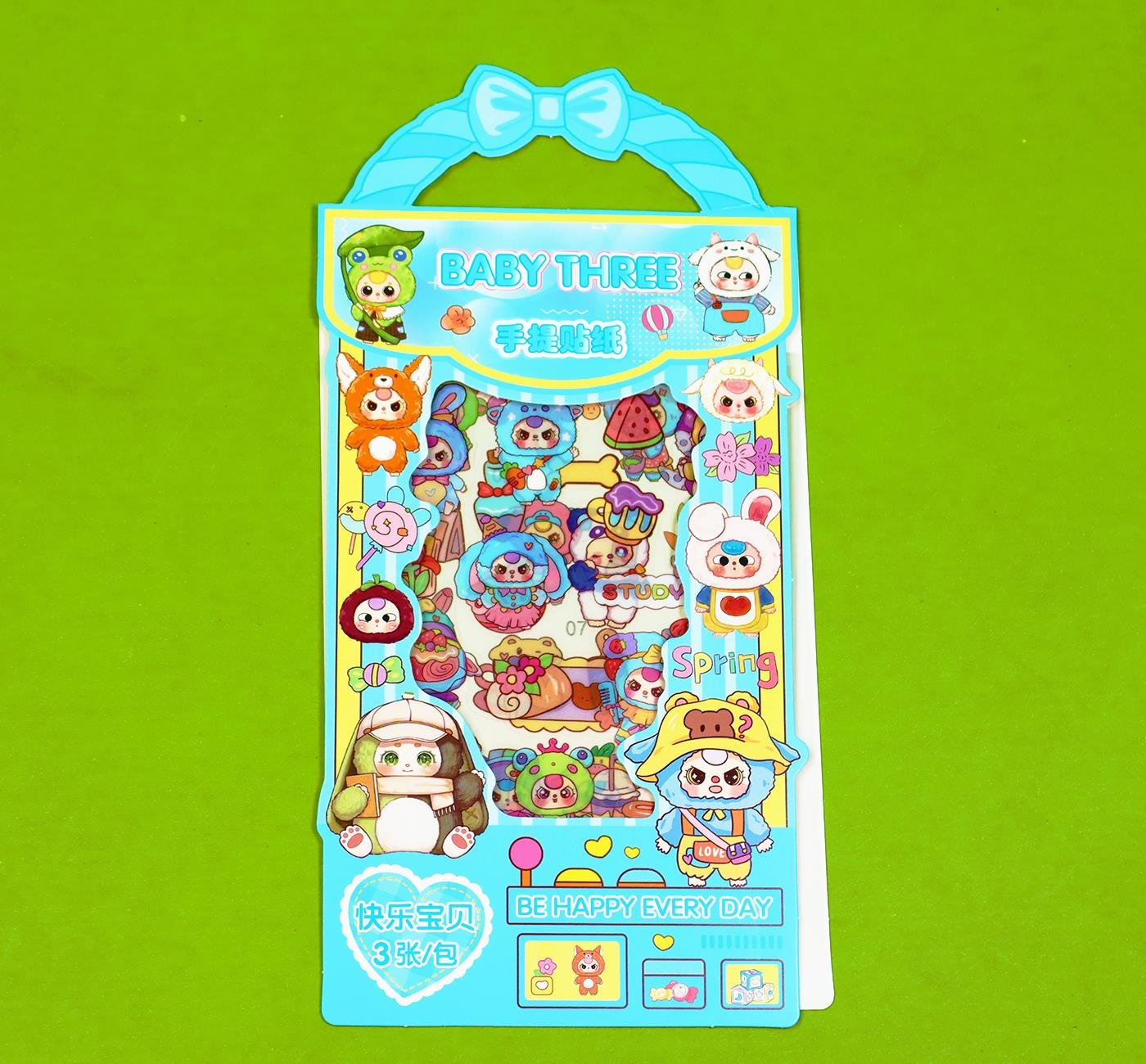 Capybara 3 Adet Şeffaf Sticker x40