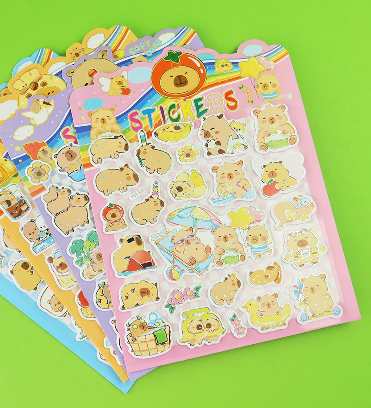 Capybara Puf Sticker 