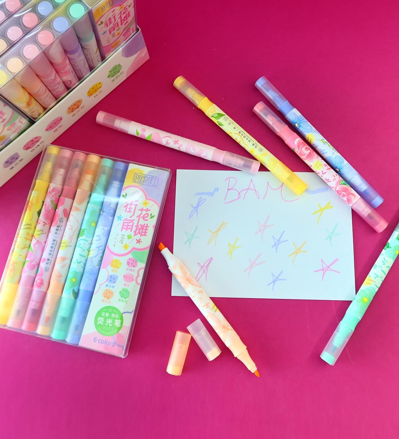 Çiçek Kokulu Keçeli Kalem x24