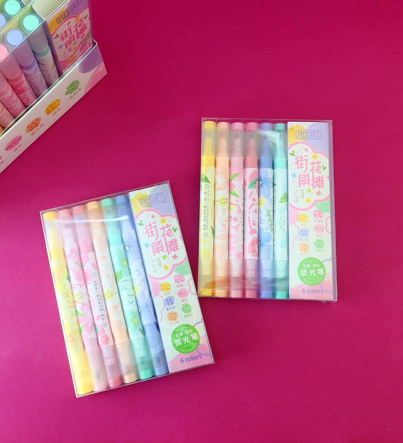 Çiçek Kokulu Keçeli Kalem x24