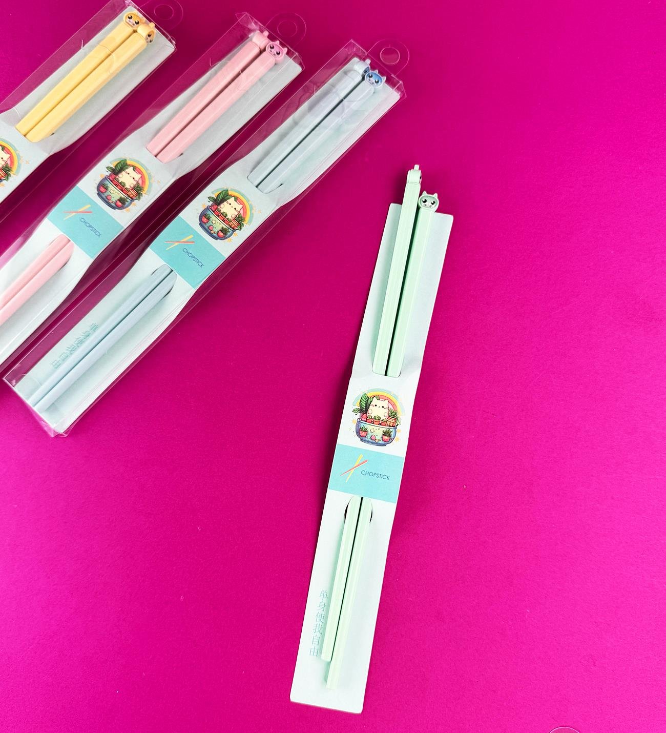 Figürlü Metal Chopstick