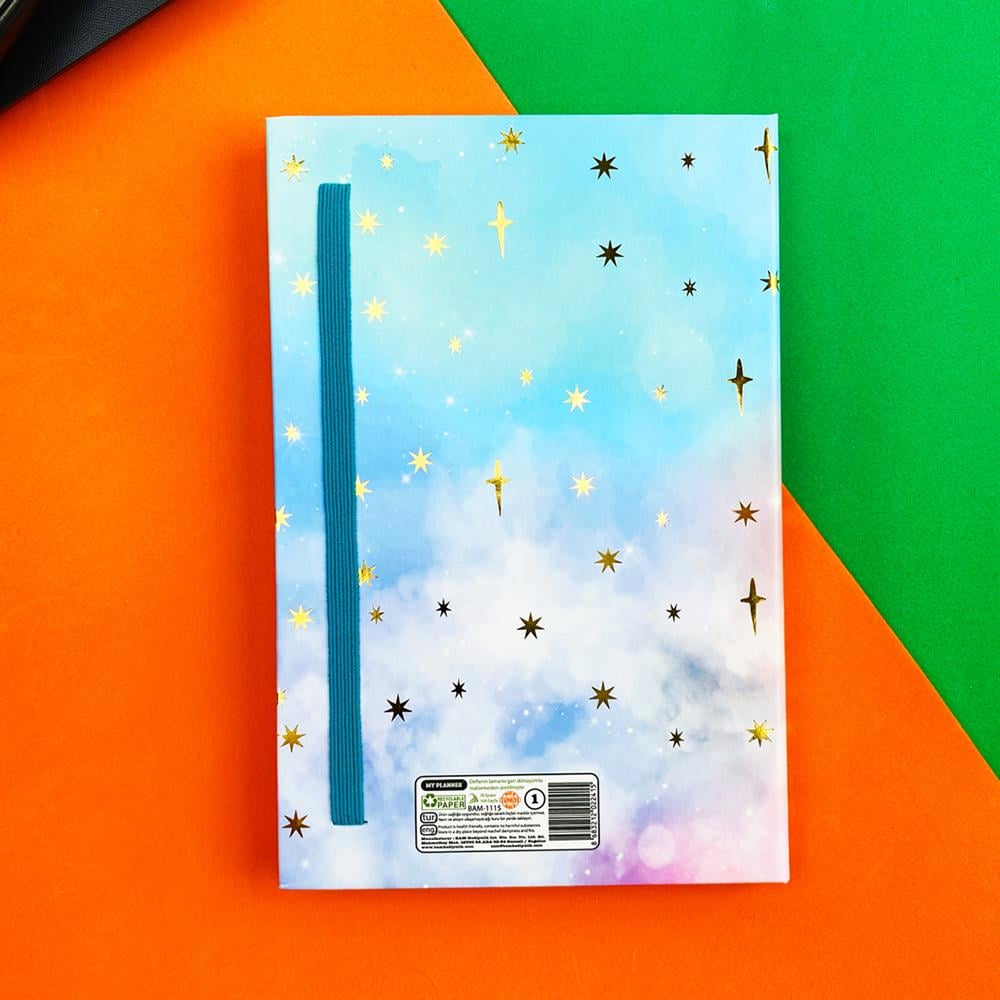 Hayallerinin Peşinden Git 2 Tasarımlı Lastikli Defter
