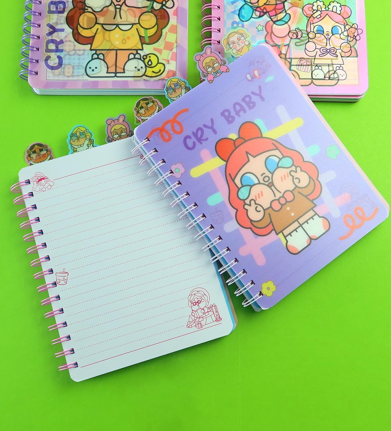 Hologram Kapaklı  Ayıraçlı Defter x4