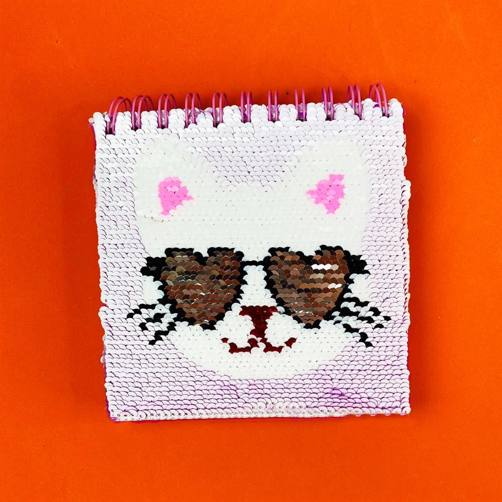 Kedi Tasarımlı Pullu Defter