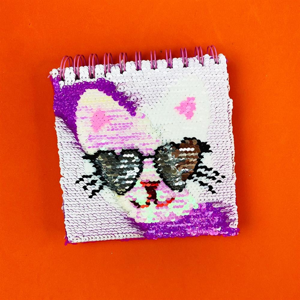 Kedi Tasarımlı Pullu Defter