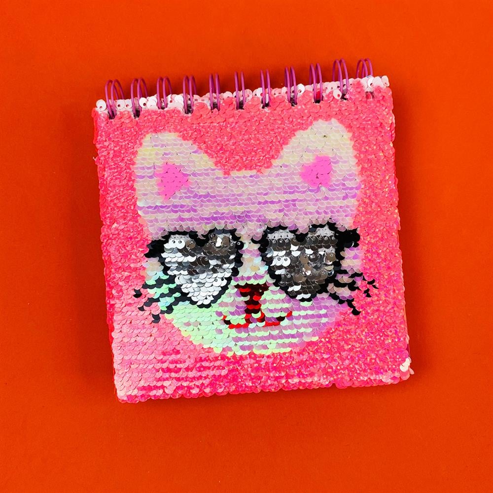 Kedi Tasarımlı Pullu Defter