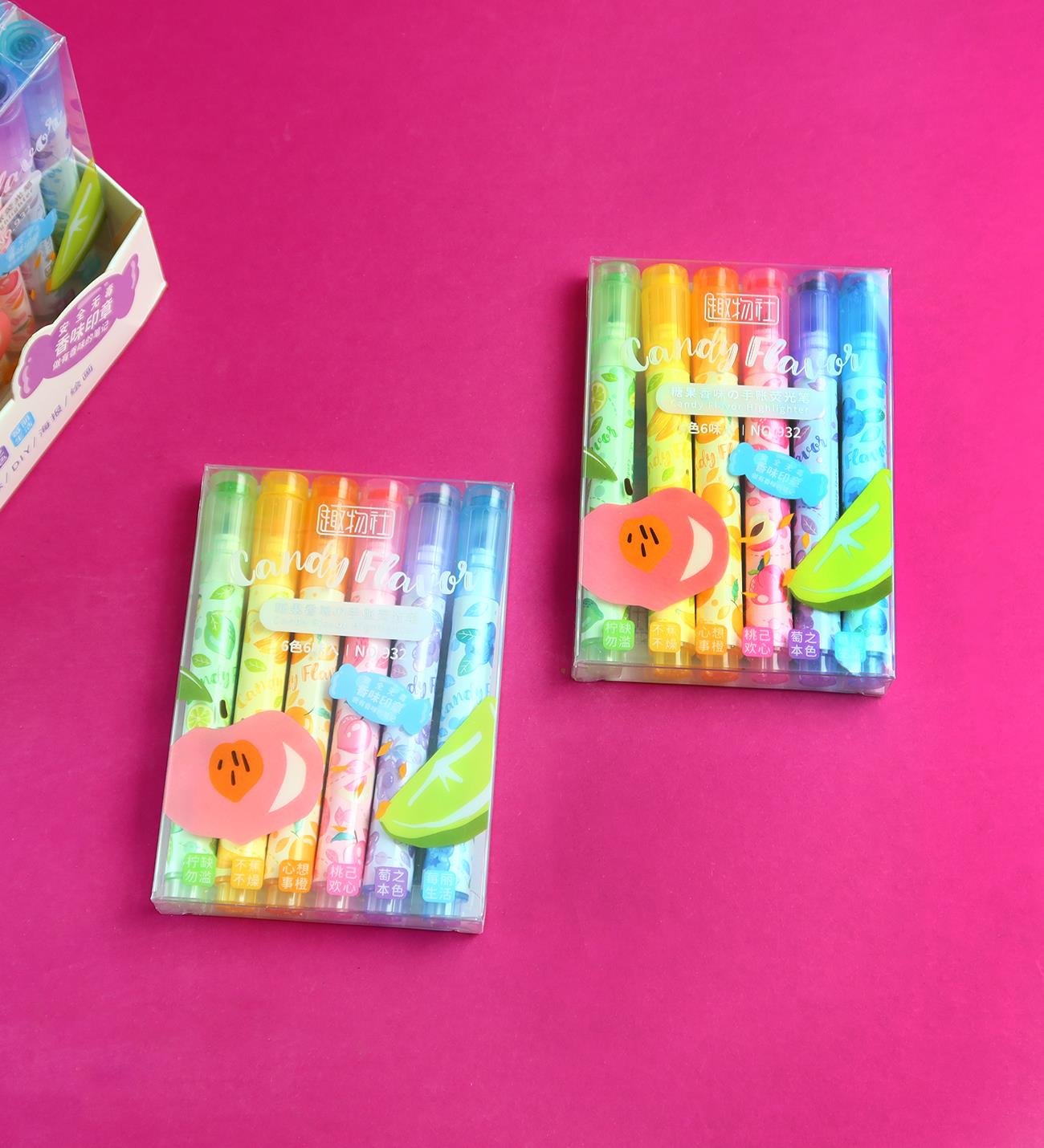 Meyve Kokulu Keçeli Kalem x24