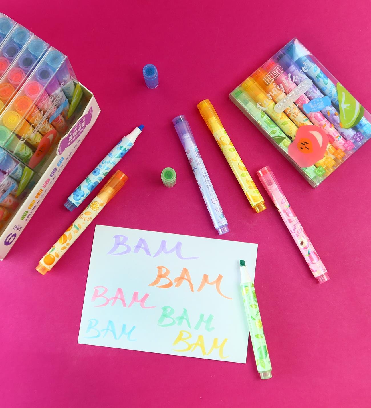 Meyve Kokulu Keçeli Kalem x24