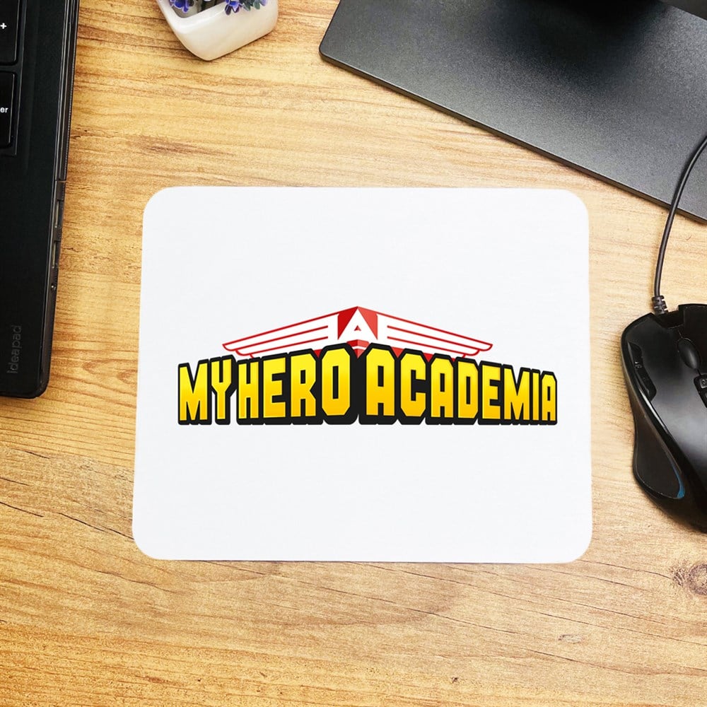 My Hero Academia Logo Tasarımlı Mouse Pad