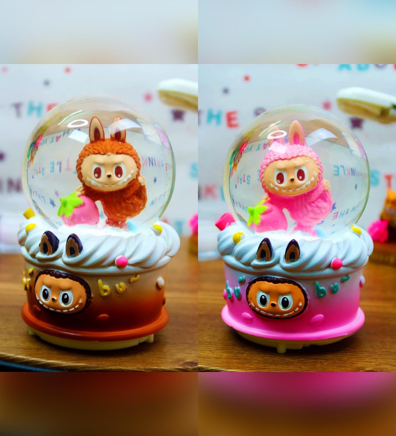 Orta Boy Işıklı Kar Küresi  13x9x9