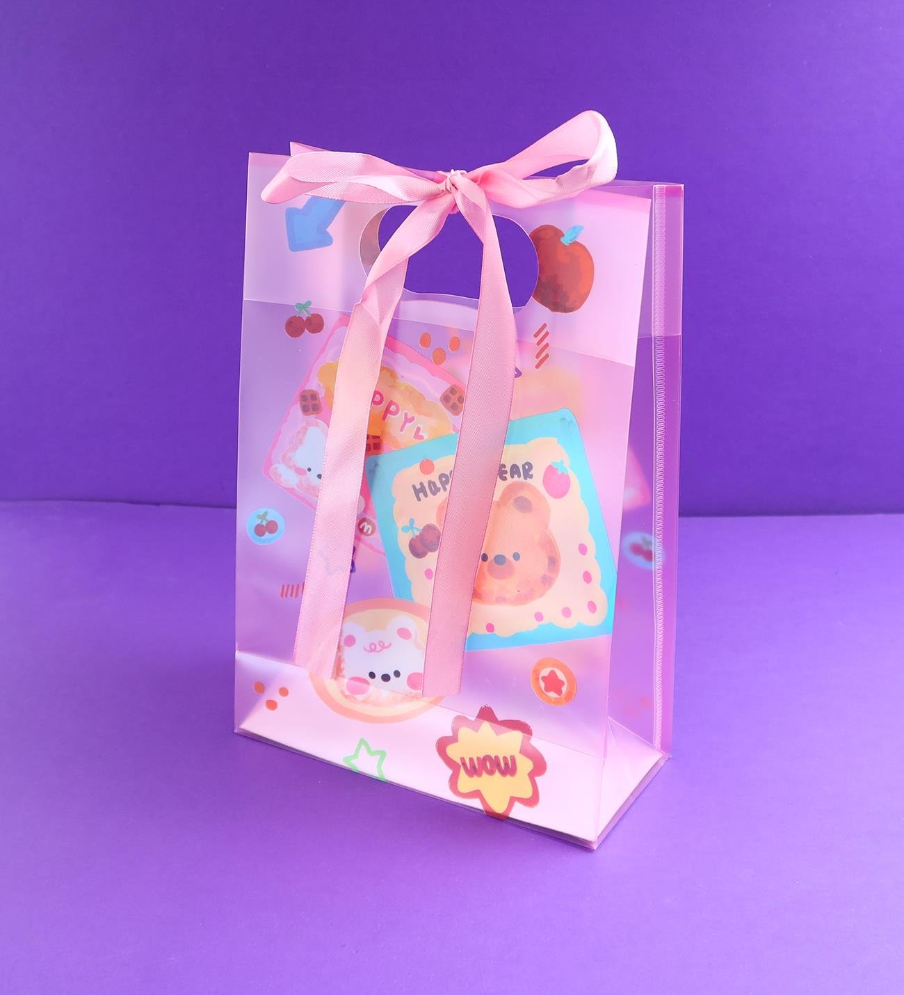 Plastik Çanta Kurdelalı 26x18 Cm x12