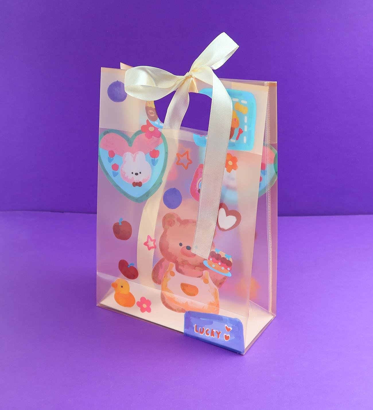 Plastik Çanta Kurdelalı 26x18 Cm x12