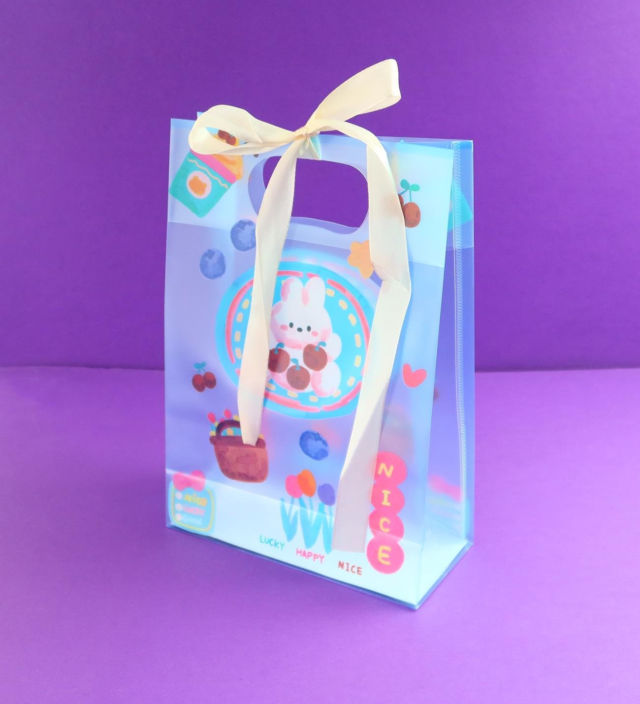 Plastik Çanta Kurdelalı 35x24 Cm x12