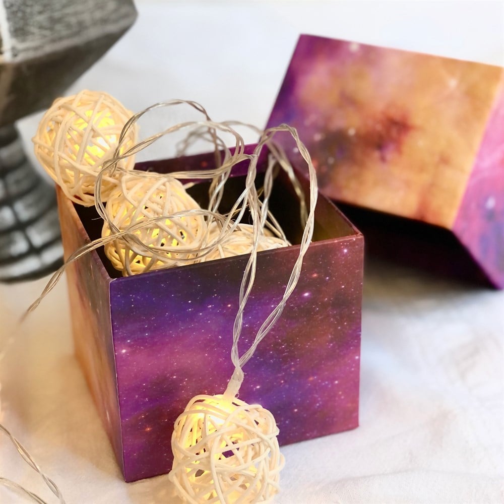 Purole Space Tasarımlı Tekli Kutu