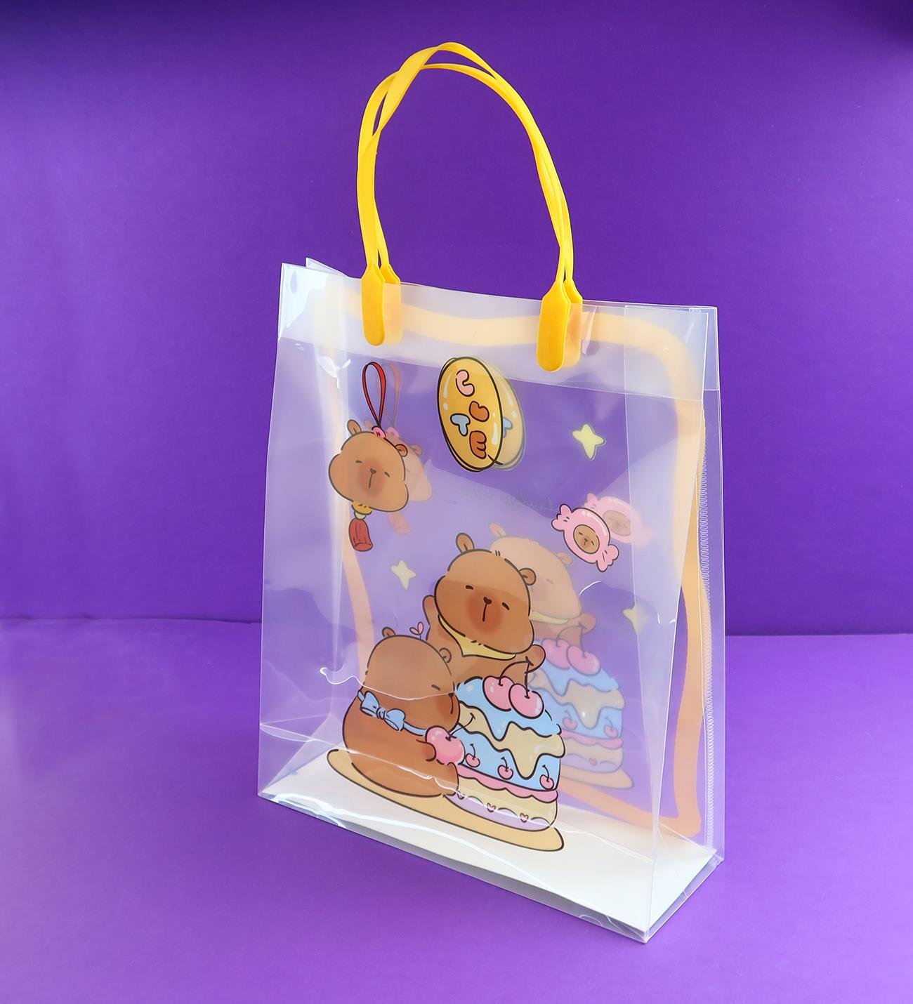 Sapı Kilitli Plastik Çanta 28x23 Cm x12