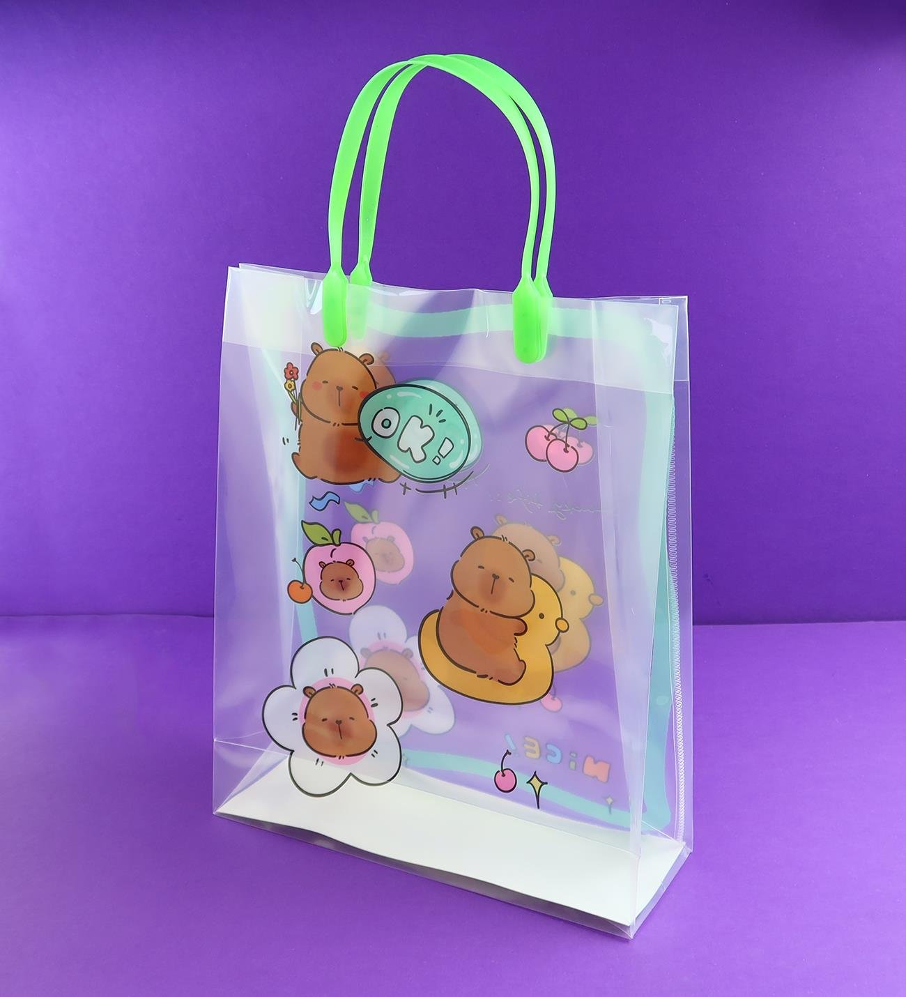 Sapı Kilitli Plastik Çanta 28x23 Cm x12