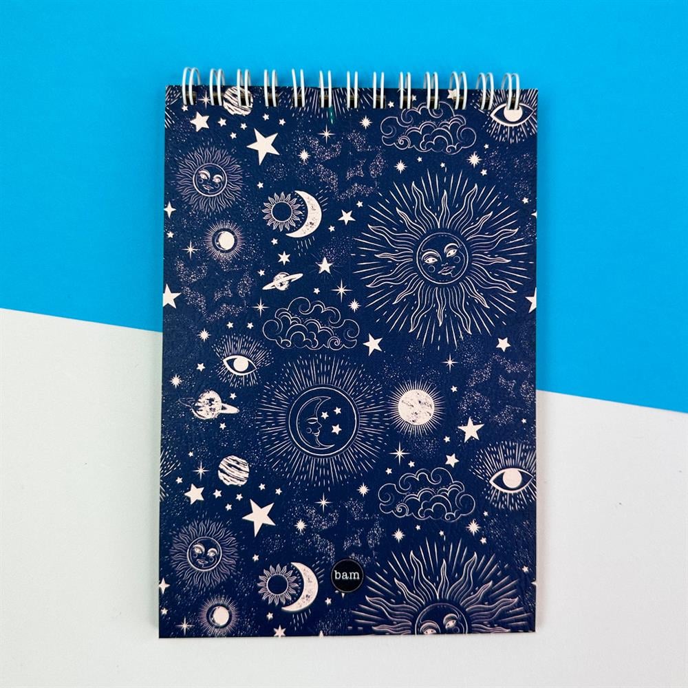 Tarot  Tasarımlı Spiralli Defter