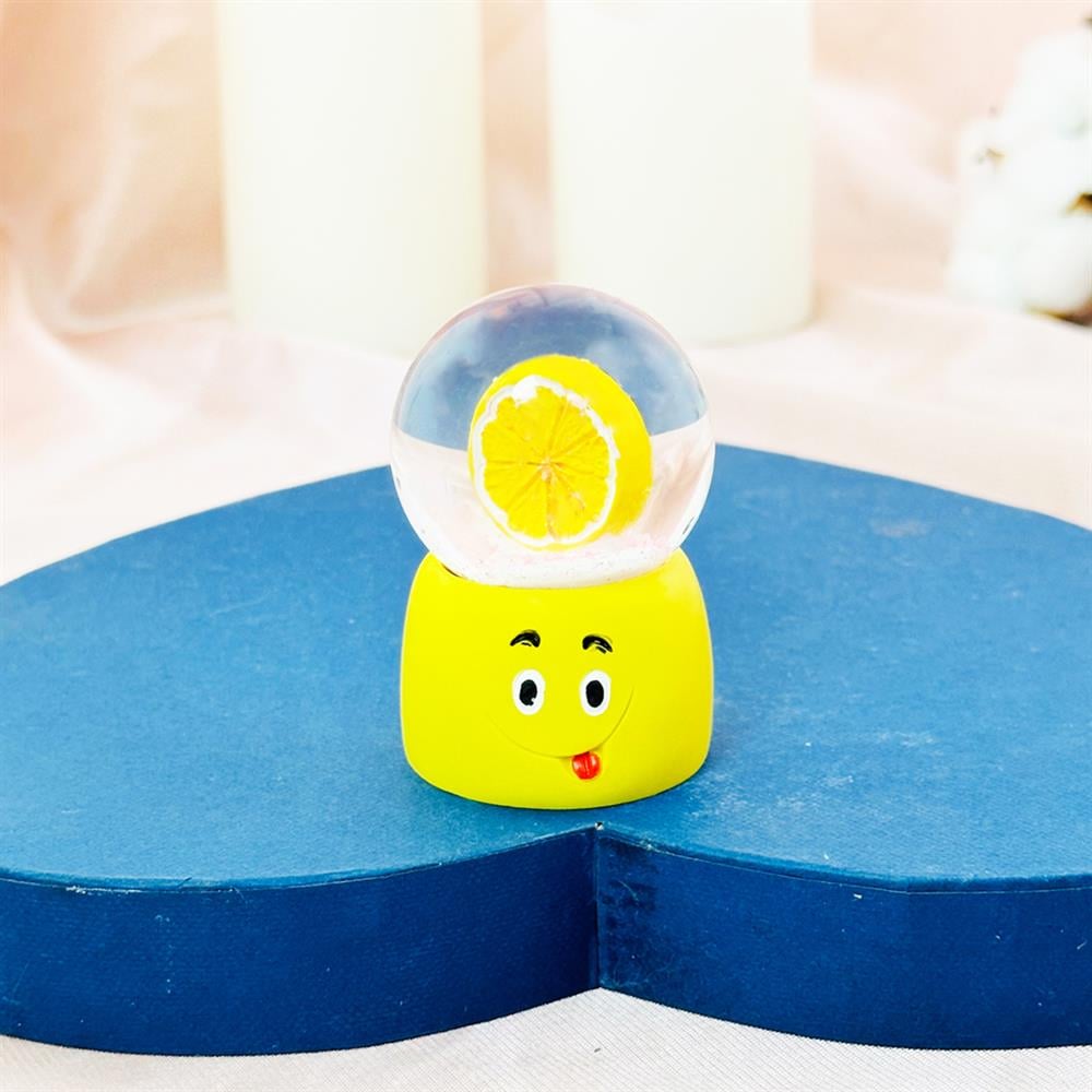 Tatlı Meyve  Mini Işıklı Kar Küresi