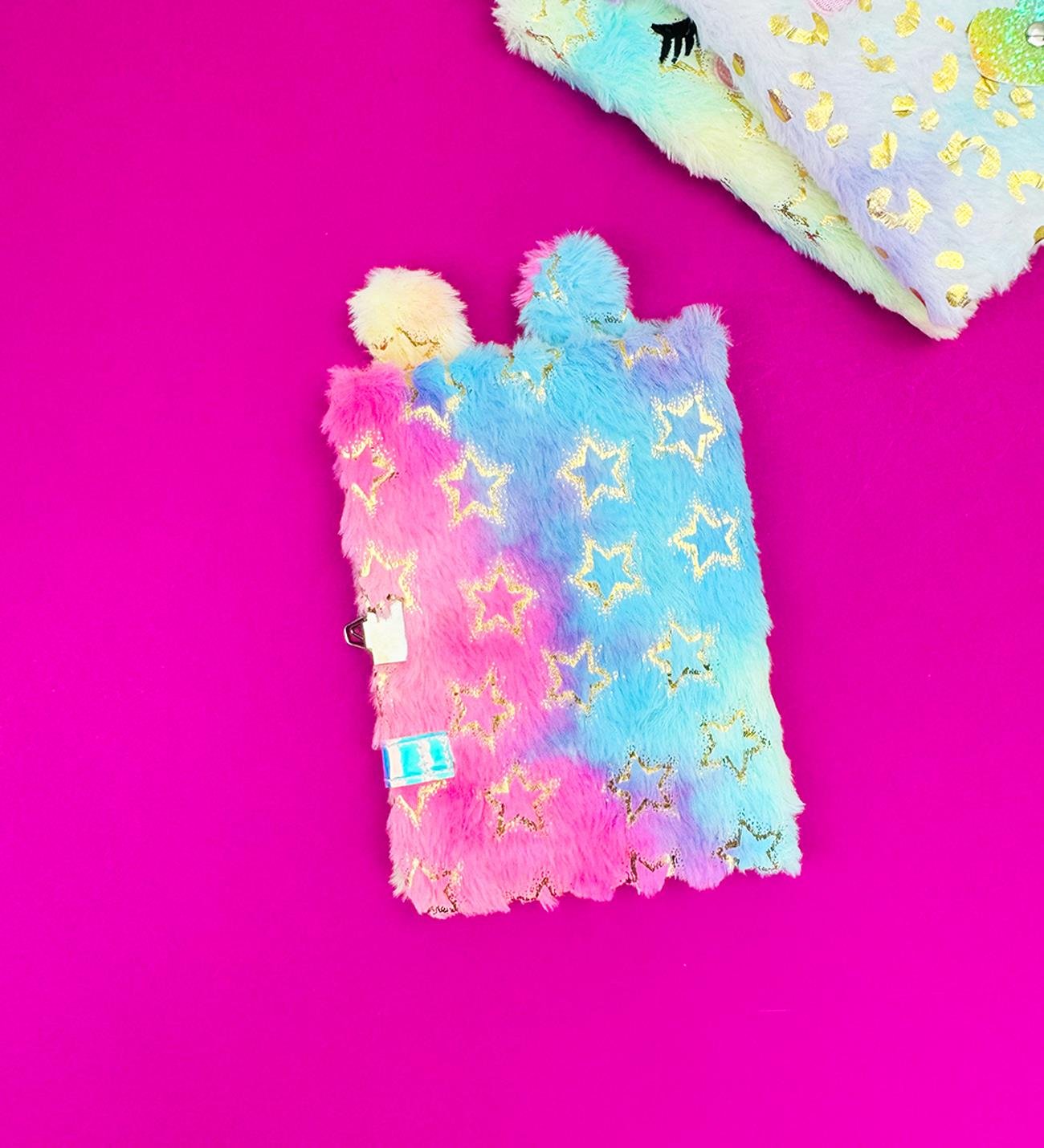 Tavşan Peluş Kilit Kapak Defter