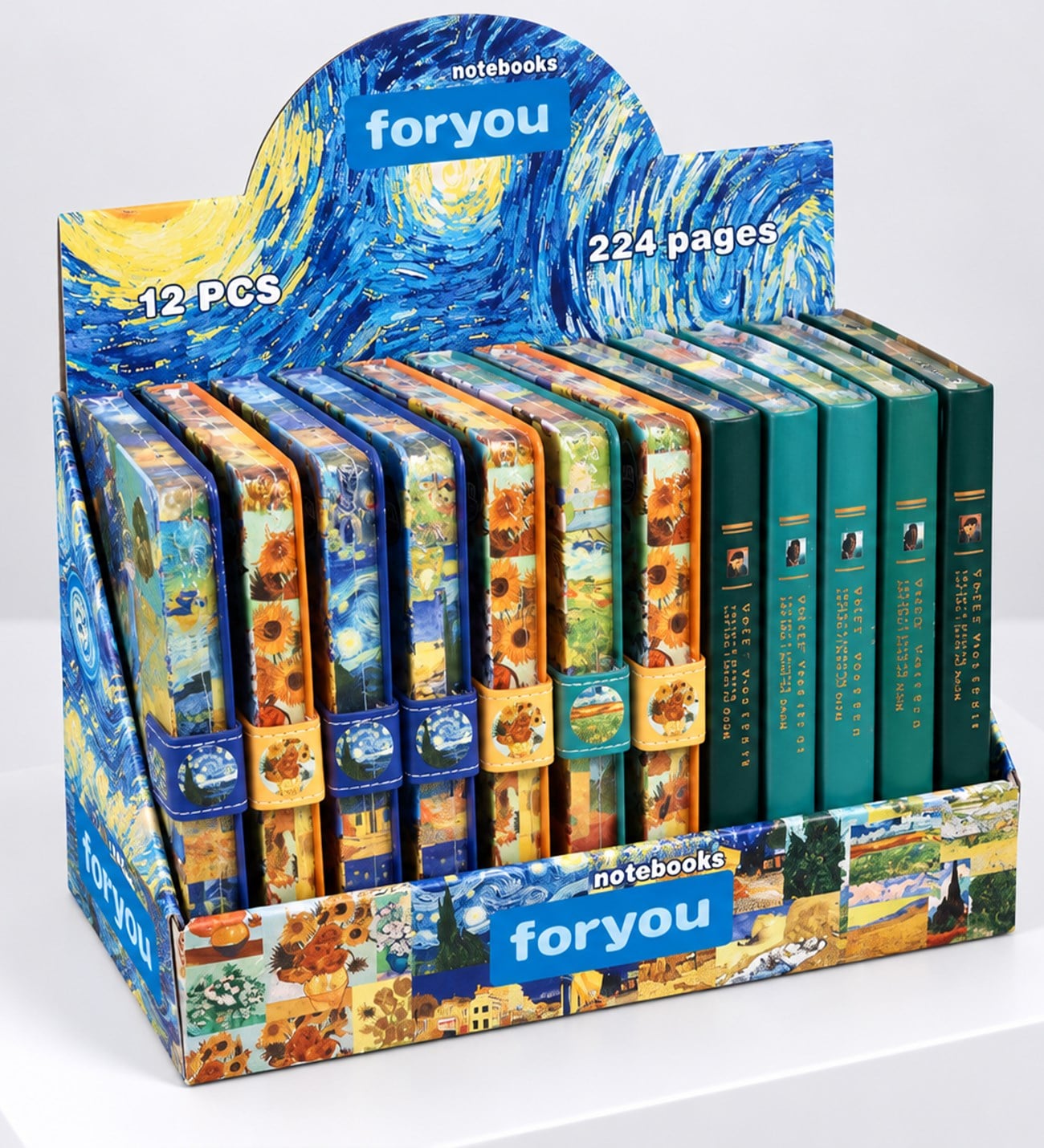 Van Gogh A5 80 Yaprak Defter x12