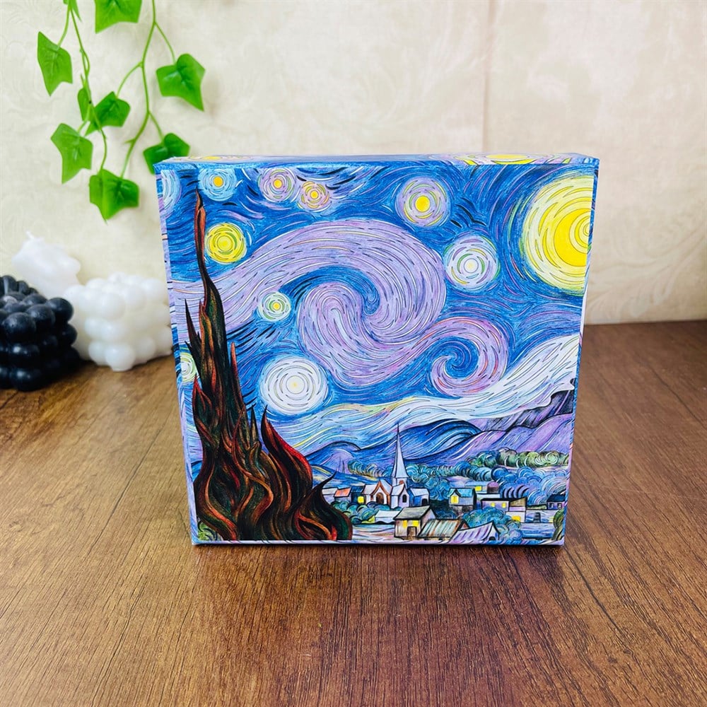 Van Gogh Tasarımlı 3'lü Kutu