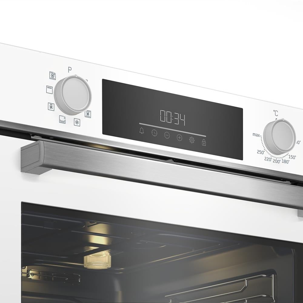 Beko BFC 430 B Beyaz 8 Fonk.Buharlı Pişirme Ankastre Fırın