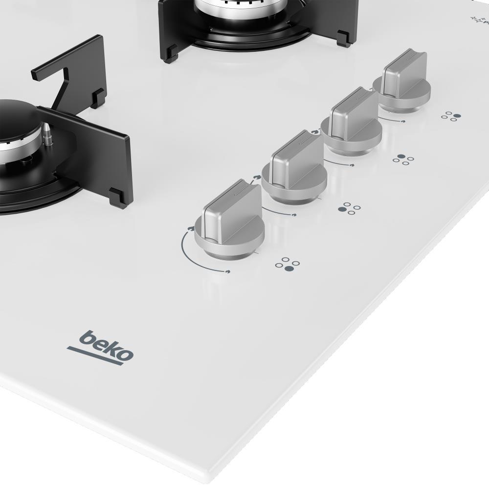 Beko BOCD T 6510 EB Beyaz Cam Ankastre Ocak