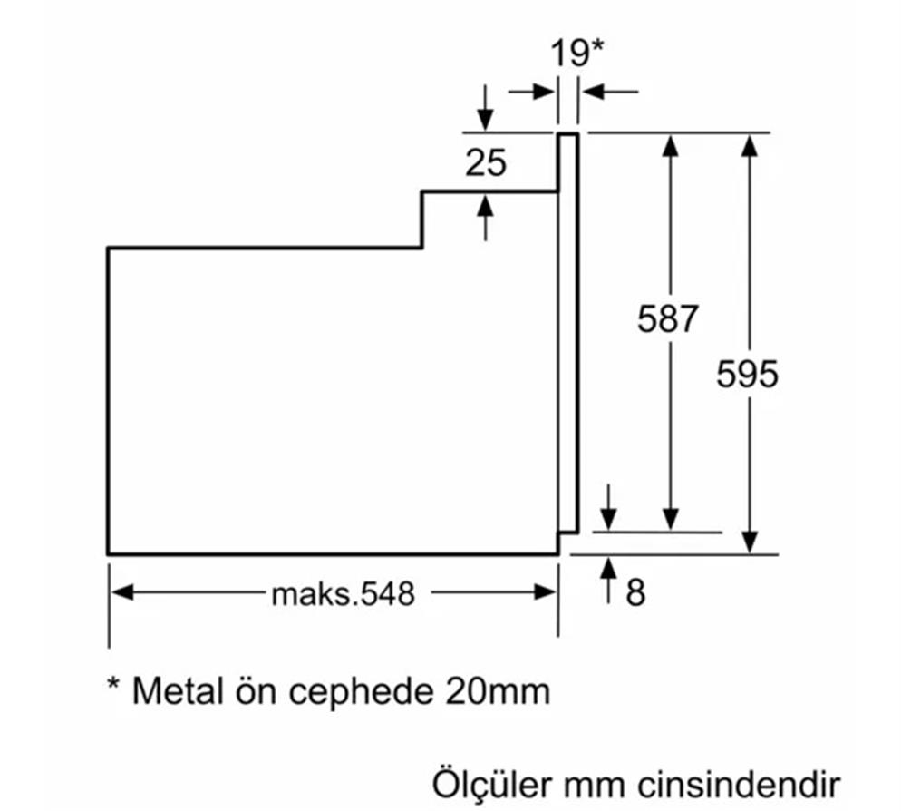 Bosch HBJ558YB5T Ankastre Fırın