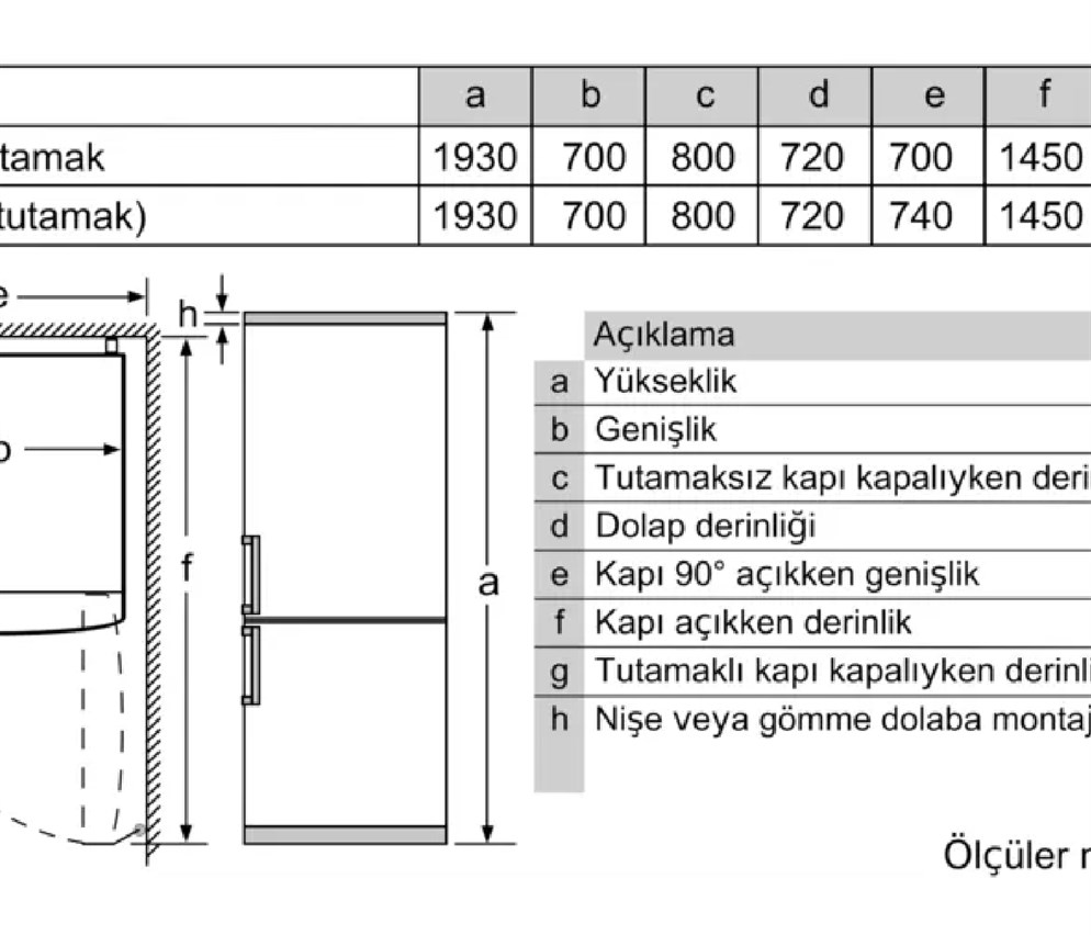 Bosch KGN56VWF0N Buzdolabı