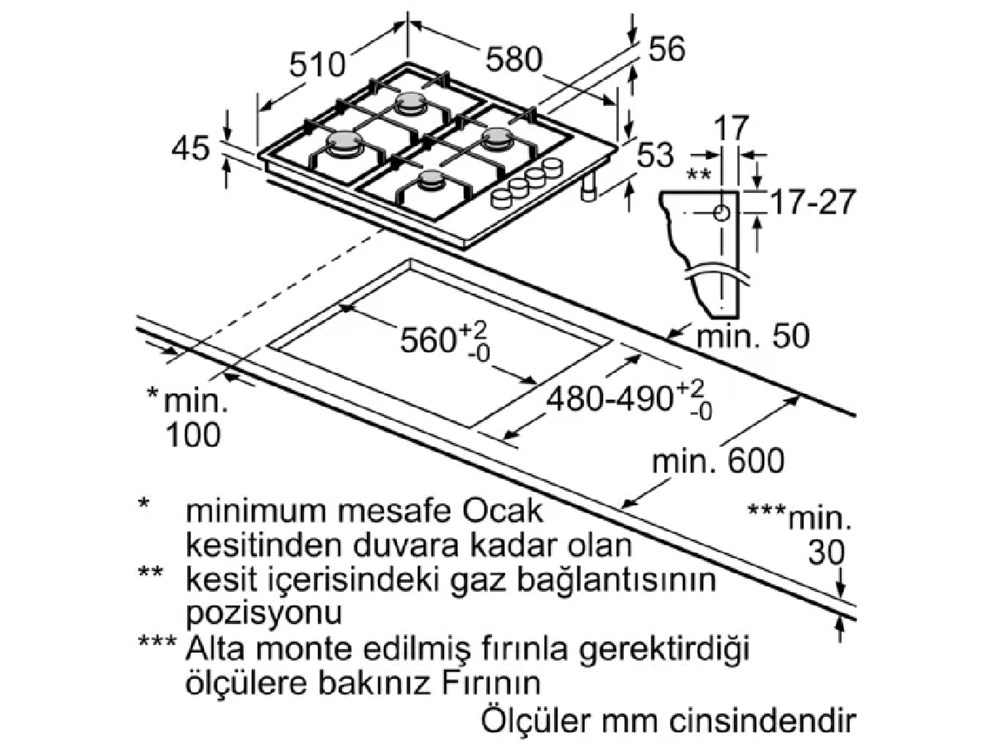Bosch PBP6C6B82O Ocak