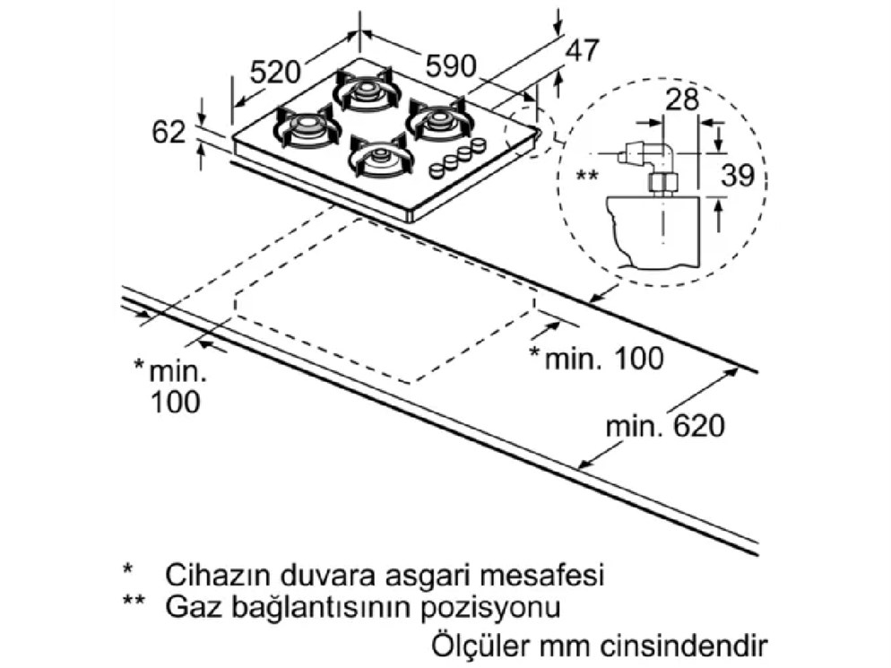Bosch POP0C6O12O Ocak