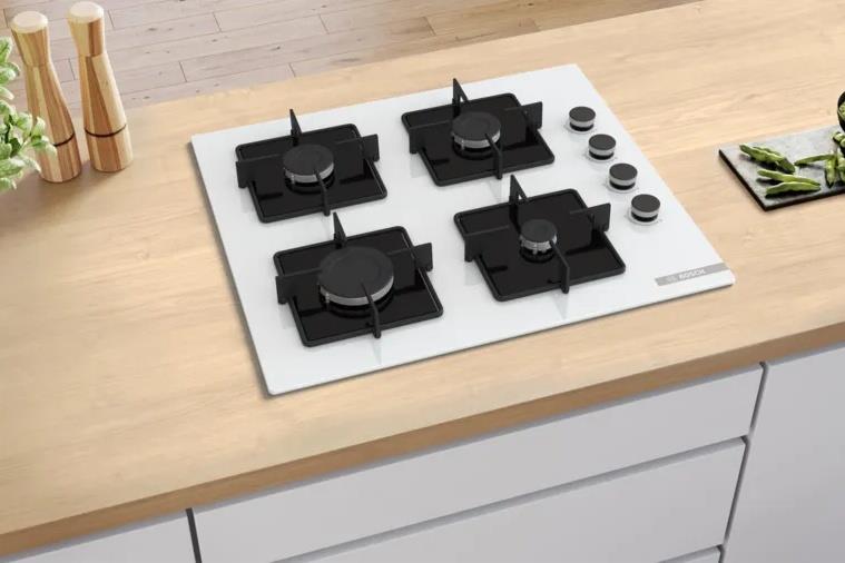 Bosch POP6C2P30L Gazlı Cam Ankastre Ocak
