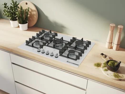 Bosch PPQ7A2I40 Gazlı Cam Ankastre Ocak