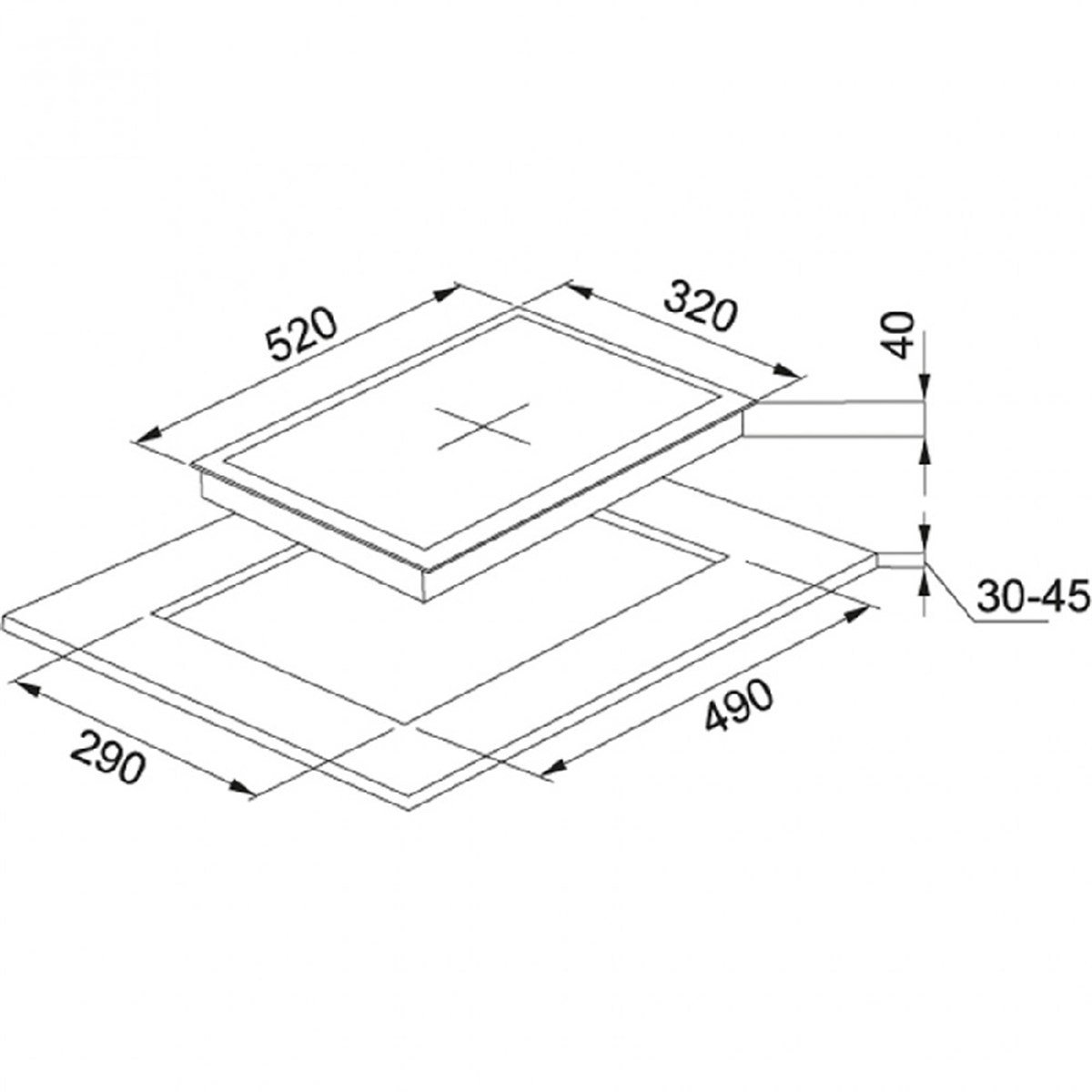 Franke 106.0490.202 Ocak New Glass Lınear Fhng 302 2G Bk C Siyah Cam Ocak