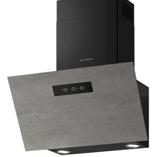 Franke 3300694728 Grexia GRES LG 80 cm Siyah/Light Grey Porselen Faber Davlumbaz