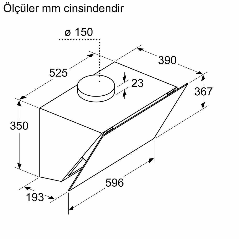 Profilo DVK6J679 Davlumbaz