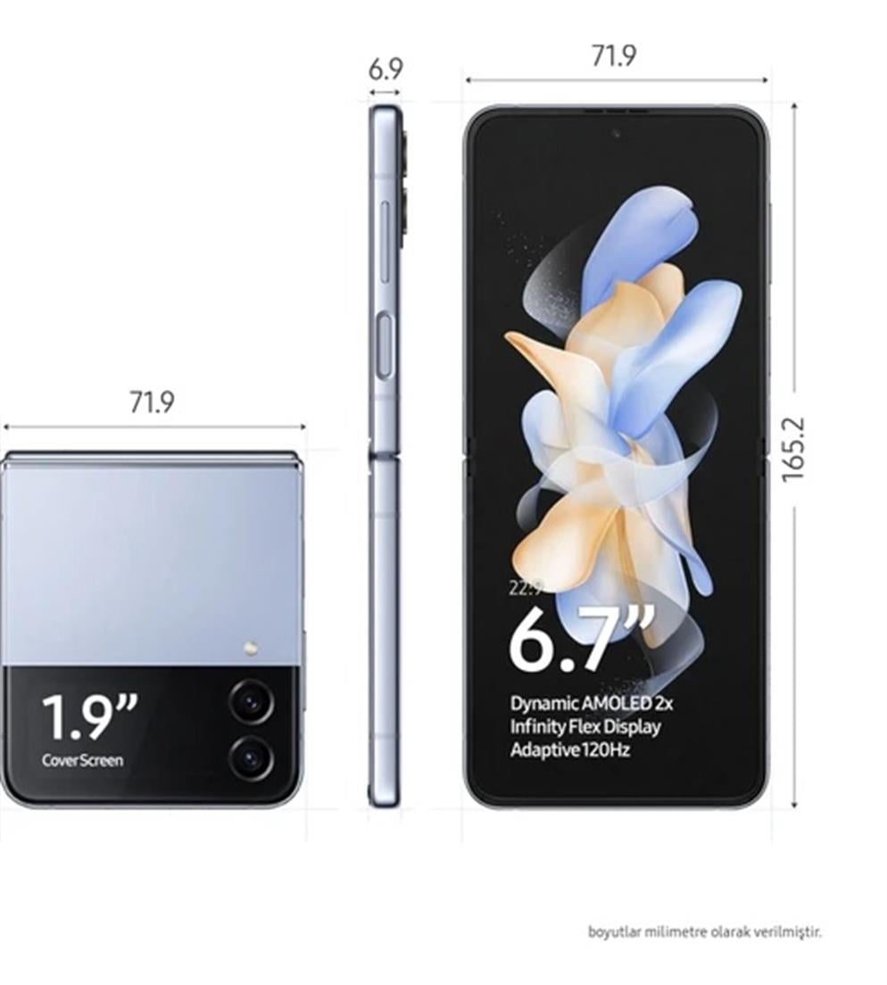 Samsung Galaxy Z Flip4 128GB 8GB Ram Cep Telefonu (SamSung Türkiye Garantili)